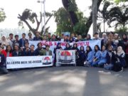 Aliansi BEM se-Bogor Gelar Aksi Kreatif Pemilu di Area CFD