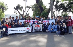 Aliansi BEM se-Bogor Gelar Aksi Kreatif Pemilu di Area CFD