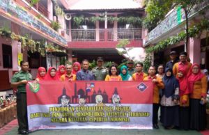 Koramil 0605 Bogor Utara Sambangi SDN Cibuluh 1