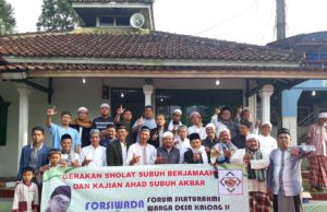 Forsiwada Gelar Gerakan Sholat Subuh Berjamaah