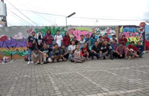 Wadahi Kreatifitas Pemuda, PK KNPI Cibungbulang Gelar Perlombaan Grafiti