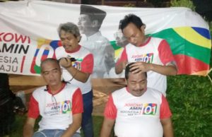 Puluhan Relawan Jokowi di Kota Bogor Dibotakin