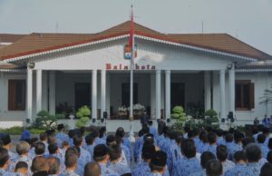 Peringati Harkitnas, Pemkot Bogor Gelar Apel dan Bagikan Bantuan untuk Purna Tugas Anggota Korpri