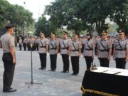 Kapolres Bogor Memimpin Upacara Serah Terima Jabatan Kapolsek di Lingkungan Kepolisian Resor Bogor