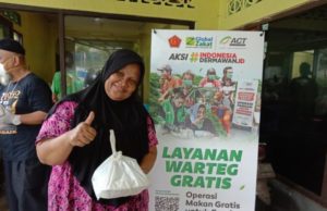 ACT Bogor Buat Warteg Gratis