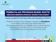 Mudik Tetap Dilarang, Kemenhub Dukung dan Tindak Lanjuti SE Gugus Tugas