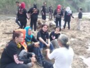 Peduli Alam, Bikers FKPPI Bogor Bersihkan Kali Ciliwung