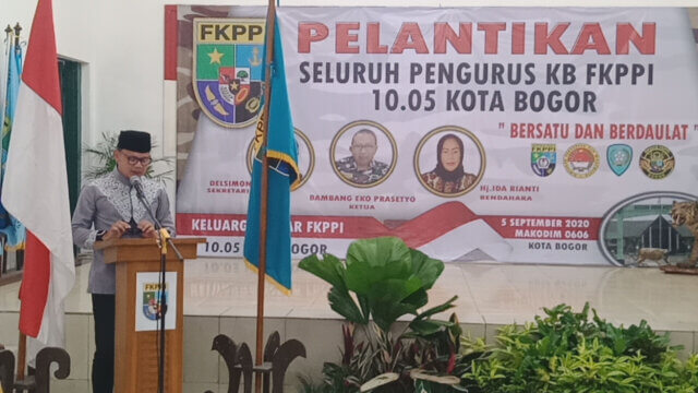 Pelantikan Pengurus KB FKPPI Kota Bogor Bima Arya, Pelantikan, KB FKPPI, Kota Bogor