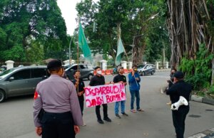 Kopma GPII Bogor Gelar Aksi Unjuk Rasa Terkait Dana Hibah Pariwisata