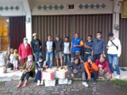 Milenial yang Tergabung dalam Peduli Tanggap Bencana Nasional Giat Galang Dana