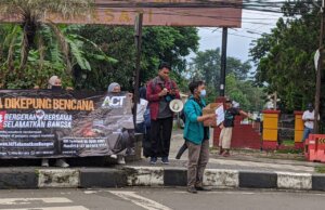 BEM Se-Bogor Giat Aksi Cepat Tanggap Peduli Korban Bencana