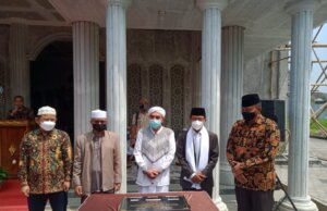Peresmian Masjid Jami Babussalam Berjalan Sesuai Prokes Covid-19