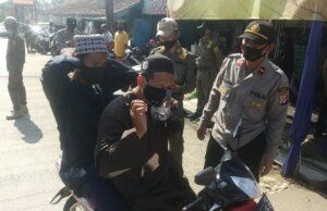 Ops Yustisi Check Point Stasioner PPKM Simpang Pasar Prumpung Gunungsindur