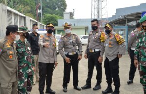 Kapolres Bogor Cek Kesiapan Titik – Titik Penyekatan Jalur pemudik