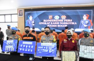 Polres Bogor Berhasil Bekuk 19 Tersangka Peredaran Narkotika di Wilayah Kabupaten Bogor