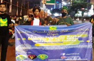 Berbagi Kebahagiaan, GPII Kota Depok Membagikan Masker dan Takjil