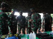 Pamrahwan TA. 2021 di Wilayah Papua, Mayjen TNI Syafrudin Selaku Asops Panglima TNI ini Mengunjungi Yonif 315 Garuda