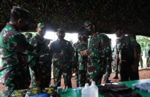 Pamrahwan TA. 2021 di Wilayah Papua, Mayjen TNI Syafrudin Selaku Asops Panglima TNI ini Mengunjungi Yonif 315 Garuda