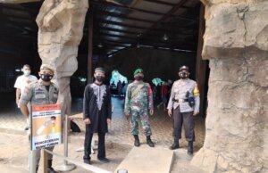 Polsek Cileungsi Prokes Mikro di Wahana Air Water Kingdom di Ds.MeKarsari Kec.Cileungsi