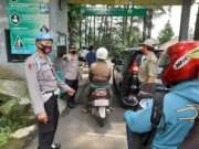 Pelaksanaan PPKM Check Point Tamansari Saat Hari Libur