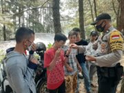 Gerakan Bogor Bermasker Dalam Rangka Ops Yustisi Polsek Tamansari