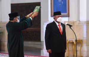 Presiden Jokowi Lantik Ganip Warsito sebagai Kepala BNPB