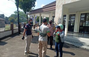 Ops PPKM Stasioner Polsek Rancabungur