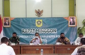 Acara Rapat Minggon di kecamatan Cisarua