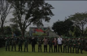 400 Personil Yonif 315/Grd Untuk Satgas Pamrahwan Papua Dilepas Danrem 061/SK