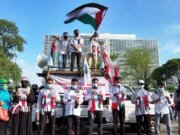 KAMMI Pimpin Ribuan Massa Aksi Bela Palestina