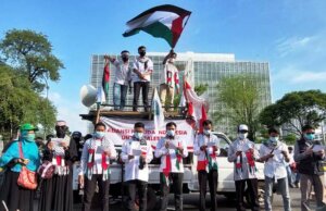 KAMMI Pimpin Ribuan Massa Aksi Bela Palestina