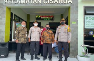 Gerai Vaksinasi Covid 19 Polres Bogor dan Indonesia Pasti Bisa diwilayah Hukum Polsek Cisarua