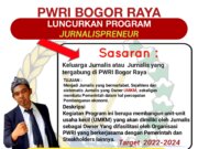 Rohmat Selamat. SH. M.Kn luncurkan program Jurnalispreneur