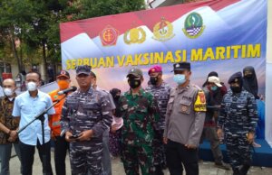 Cara Jitu Lantamal III Jakarta Tuntaskan Vaksinasi di Daerah Pegunungan
