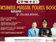Polres Bogor Kembali Gelar Vaksinasi Massal