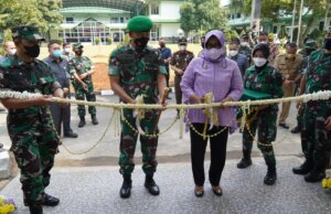 Danrem 061/Sk Bersama Bupati Kab Bogor Resmikan Pembangunan Rehab Rumdis Kodim 0621/Kab Bogor