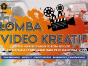 Peringati HPN 2022, PWI Kota Bogor Gelar Lomba Video Kreatif Antar Kelurahan