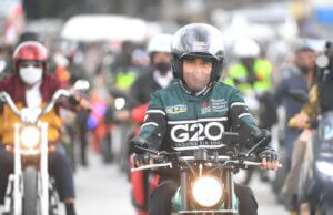 Kunker Naik Motor, Presiden: Udara Danau Toba Segar Sekali