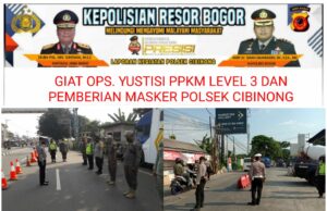 Kerap Terjadi Pelanggaran, Polsek Cibinong Gelar Patroli PPKM