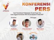 LS-Vinus Gelar Konferensi Pers Hasil Pemantauan Fit and Proper Test Anggota Bawaslu dan KPU