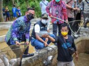 Balai Warga Kampung Cikeas dan Budidaya Ikan CSR Bank BJB Diresmikan Walikota Bogor
