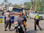 Putuskan Mata Rantai Covid-19, Polsek Ciawi Lakukan Patroli PPKM