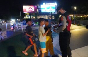 Polres Bogor Lakukan Patroli Malam Guna Pendisiplinan Protokol Kesehatan