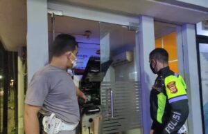 Bravo ! Sat Lantas Polres Bogor Gagalkan Aksi Pencurian Mesin ATM di Nanggewer