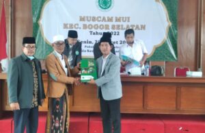 Hasil Muscam, Akhirnya KH. Asep Hudri Nahkodai MUI Kecamatan Bogor Selatan