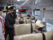 Menhub dan Bima Arya Uji Coba Kereta Api Lintas Bogor-Sukabumi, Mulai Beroperasi Pekan Depan