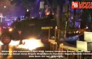 Satuan Brimob Tongkrongi Kampus Unpak, Mahasiswa : Ini Tindakan Yang Sangat Berlebihan