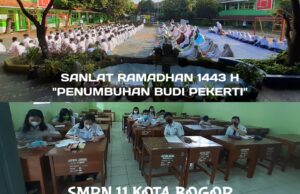 Tumbuhkan Budi Pekerti Siswa, SMPN 11 Gelar Sanlat Ramadhan Luring dan Daring
