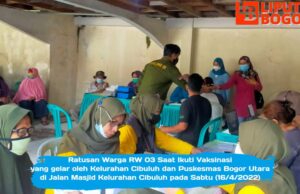 Percepat Gerakan Vaksinasi Dosis 3 Lanjutan, Kelurahan Cibuluh Buka 2 Sentra Layanan Vaksin