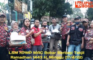 KPMP MAC Bogor Barat Tebar Kebaikan Di Ramadhan 1443 H dengan Berbagi Takjil